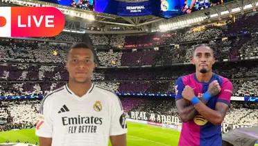 Mbappé y Raphinha en el Bernabéu/ FOTO: LaLiga
