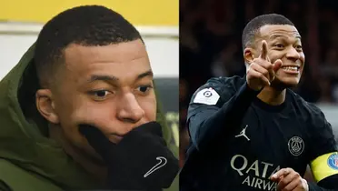 Mbappé's response to seeing that Luis Enrique started him on the bench vs Nantes