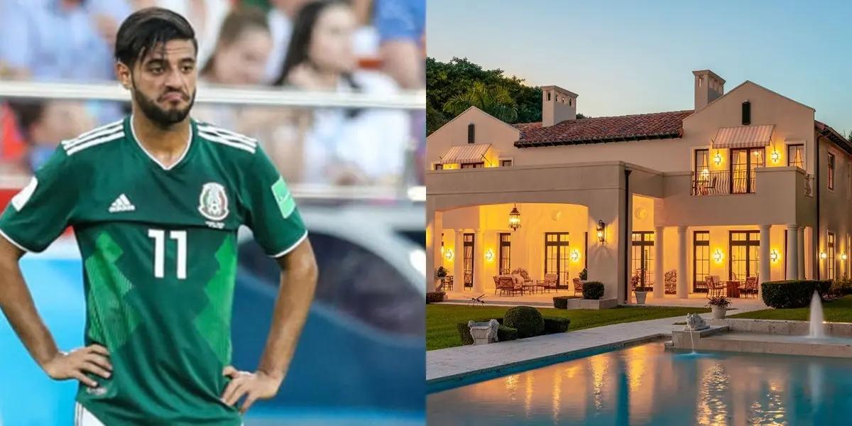 Meet the great mansion that Carlos Vela has in Los Angeles and that he enjoys to the fullest with his family