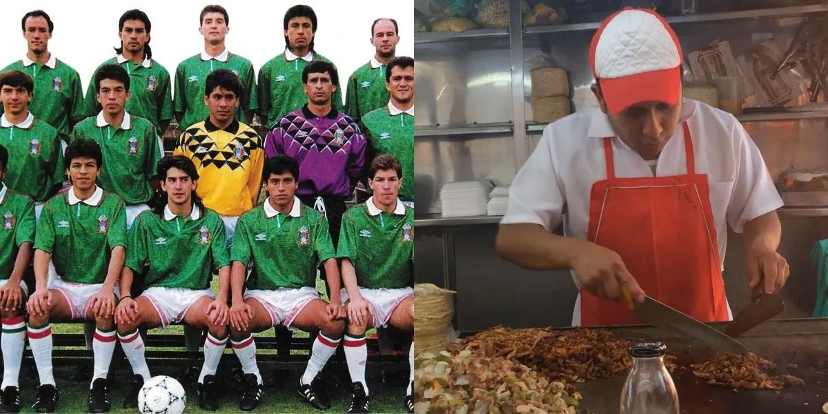Meet the player who was a star of the Mexican National Team and now sells tacos