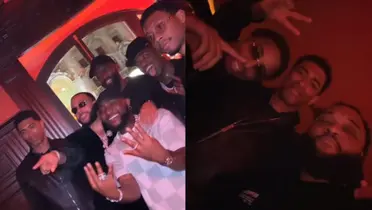 Rivals on the pitch but Depay celebrates birthday with Real Madrid players 