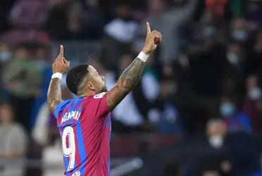 Memphis Depay scored the first goal for Barcelona after the departure of Ronald Koeman but it could only earn Barcelona a draw.