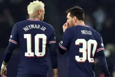 Messi and Neymar got fed up by this PSG player, during the game against Maccabi Haifa.