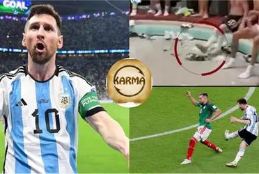 Messi generated controversy for stepping on the shirt, now, from the sporting side, where it really hurts the 10, now comes the karma