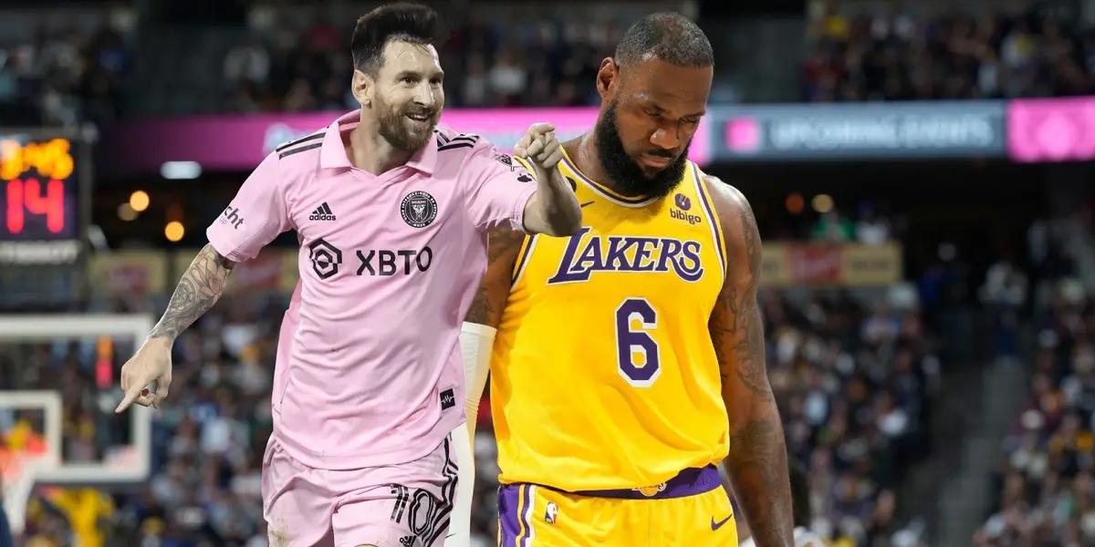 Messi has only been at Inter Miami for three months and was placed above the King.