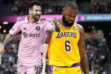 Messi has only been at Inter Miami for three months and was placed above the King.