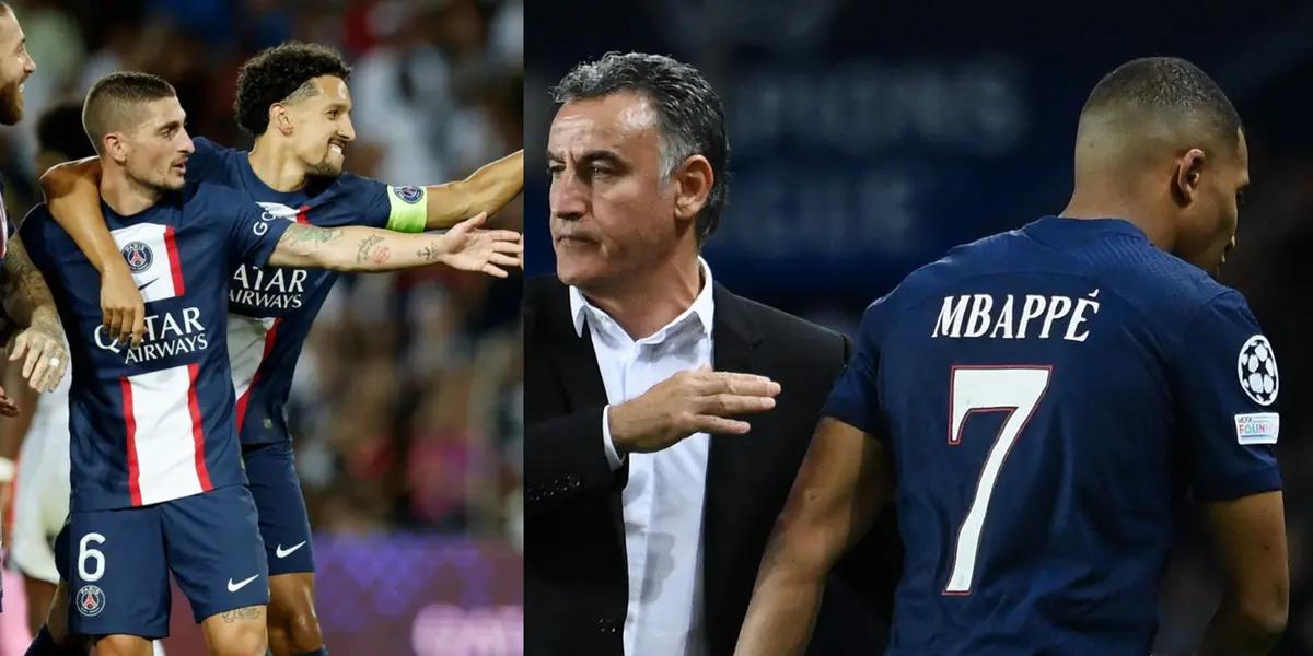 Messi is not on the pitch, but that is not a problem for this PSG player.