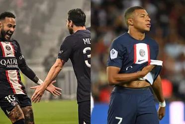 Messi scored a great goal for PSG, but Mbappe didn't seem to be that surprised.