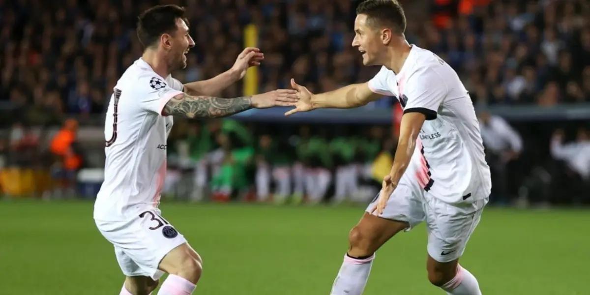 Messi was forced to say goodbye to his closest friends in PSG, among them Ander Herrera.