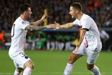 Messi was forced to say goodbye to his closest friends in PSG, among them Ander Herrera.