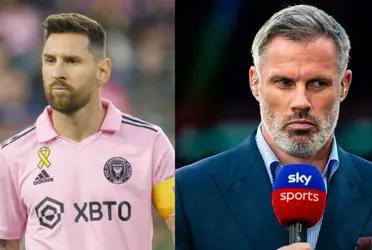 Messi's funny insult against Jamie Carragher