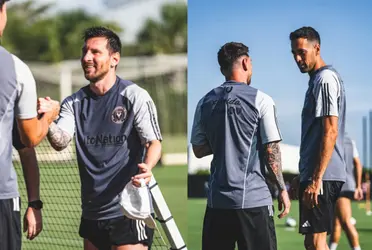 Messi's new best friend surprises everyone in the middle of Jordi Alba's arrival
