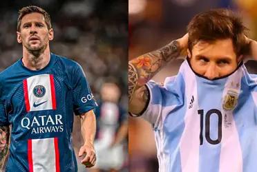 Messi’s partner ended his match with physical discomfort and the evaluation is awaited to determine the degree of the injury.