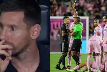 Messi's reaction to his teammates' mistakes in the US Open Cup final between Inter Miami and Houston Dynamo