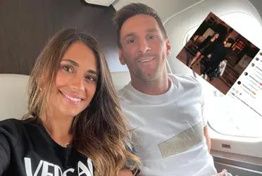 Messi's wife may have already leaked Lionel's next club.