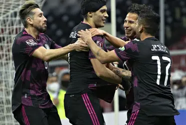 Mexican national team ranks in third place in the Concacaf standings.