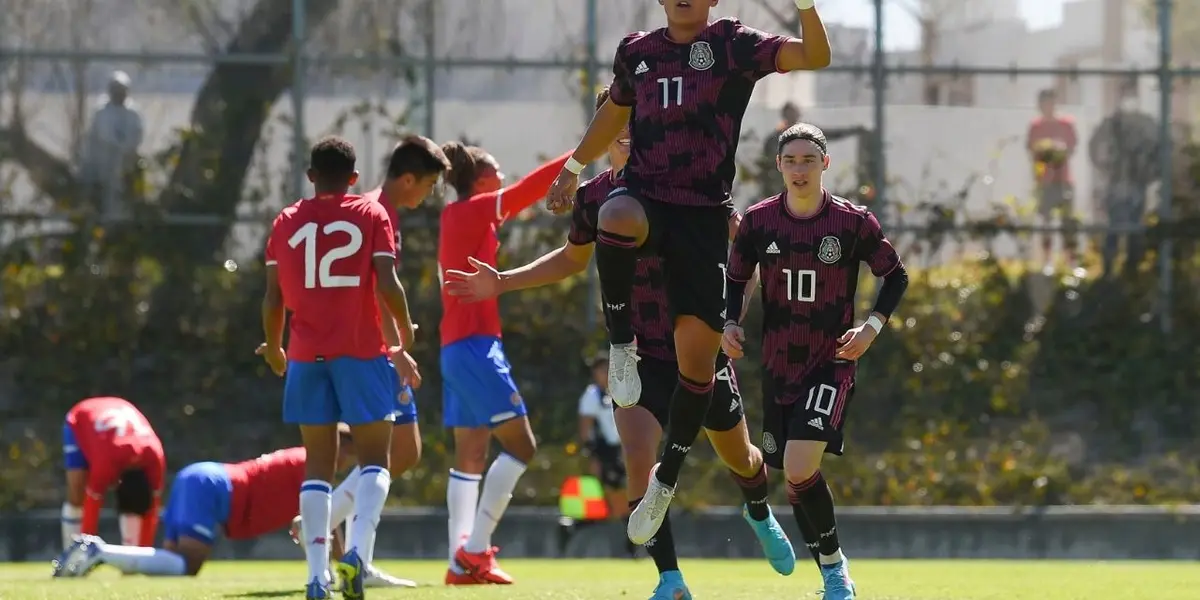 Mexican national youth team U20, coached by Luis Pérez, faced the Ticos twice on different days as part of their preparation for the Pre-World Cup.