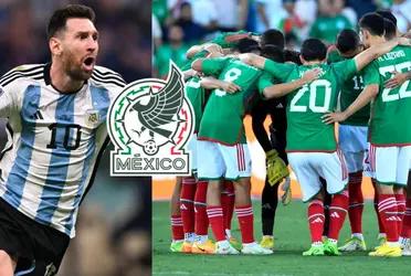 Mexican player who faced Lionel Messi in Qatar and congratulated Argentina for beating Mexico
