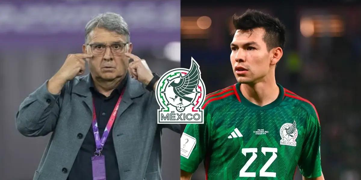 Mexican player who realized that Martino gave away the game against Argentina and preferred not to play it