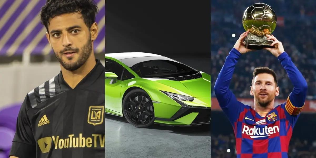Mexican striker Carlos Vela has a taste in common with Lionel Messi