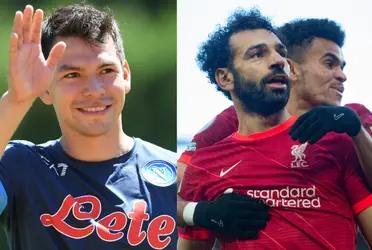 Mexican striker Hirving Lozano already knows Napoli's UEFA Champions League opponent