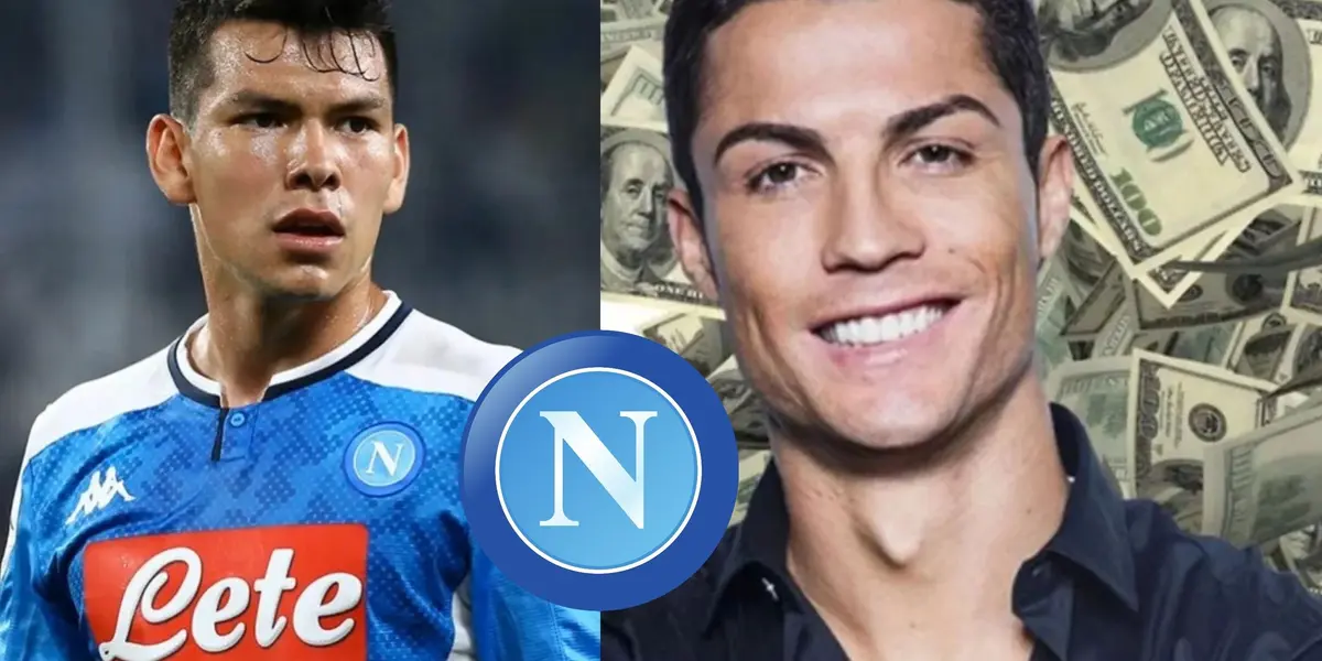 Mexican striker Hirving Lozano could have Cristiano Ronaldo as a teammate, although he would be paid much more than the Mexican.