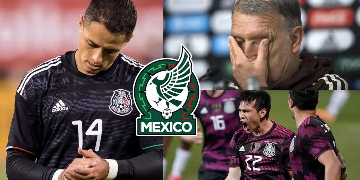 Mexican striker Javier Hernandez is requested by some players in El Tri and the locker room breaks down.
