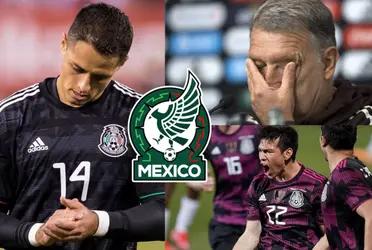 Mexican striker Javier Hernandez is requested by some players in El Tri and the locker room breaks down.