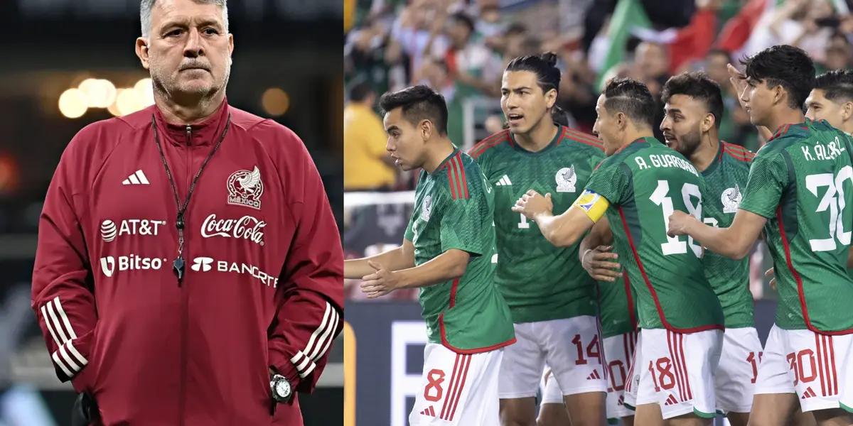 Mexico already beats Colombia in a great game for El Tri and the great responsibility lies with this player.