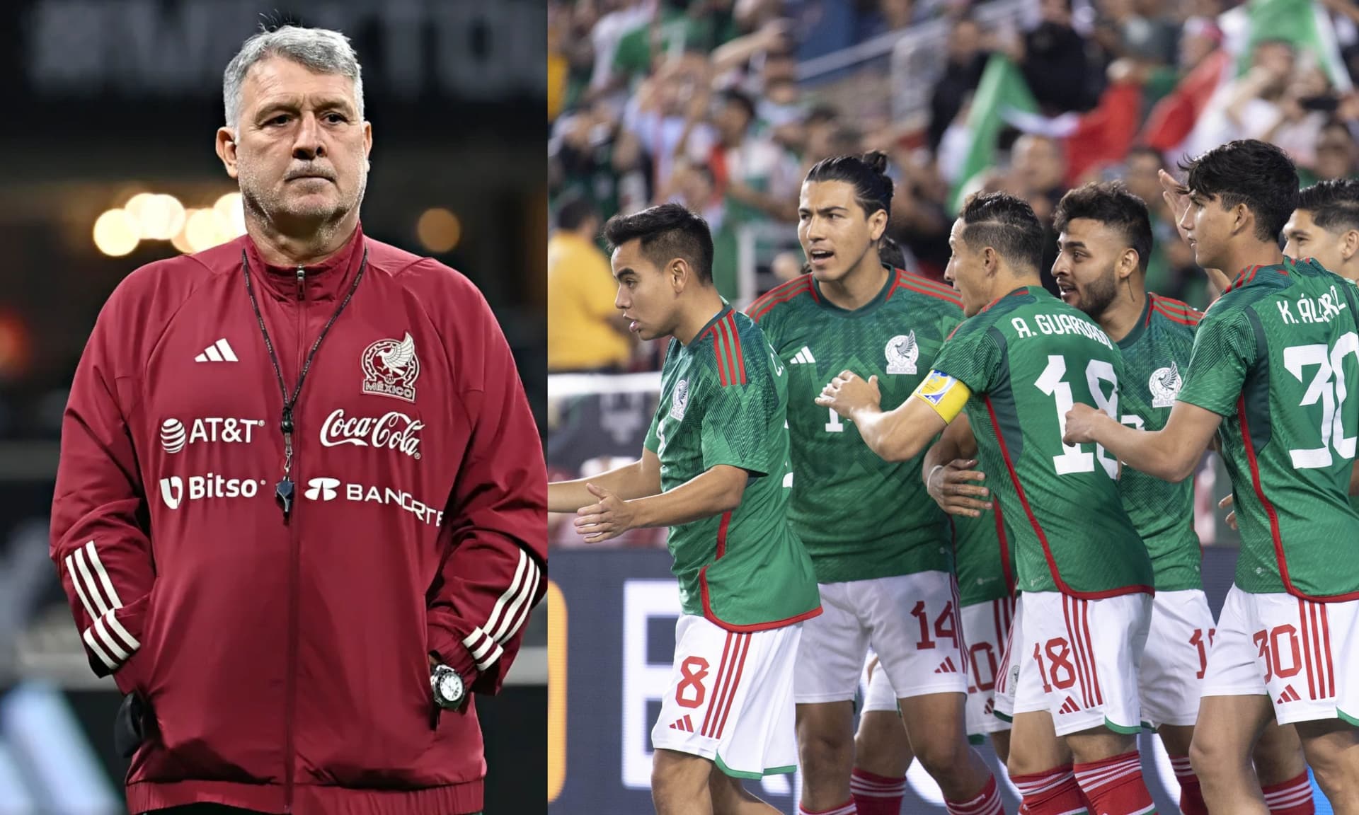Mexico already beats Colombia in a great game for El Tri and the great responsibility lies with this player.