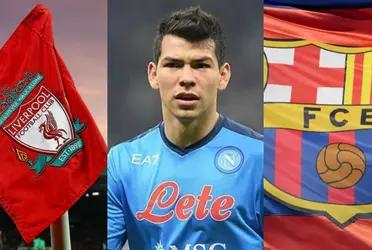 Mexico's Hirving Lozano was tempted by two clubs to continue his path in European soccer and Napoli surprised with their decision.