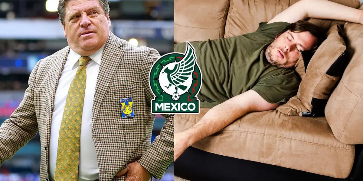 Miguel Herrera confessed the player he considered as a lazy and lazy to train. This is how he showed it in practice