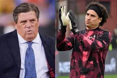 Miguel Herrera said Guillermo Ochoa should not go to the World Cup on a whim and the Mexican goalkeeper responds to him