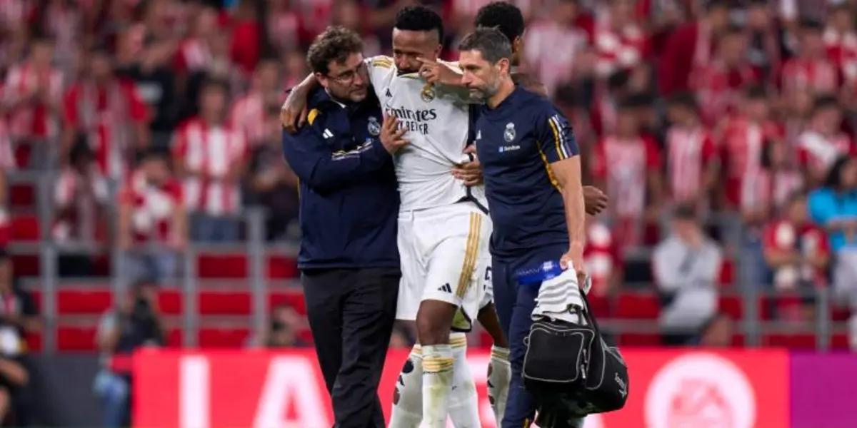 Militão could have this time out of the Real Madrid team because of the injury
