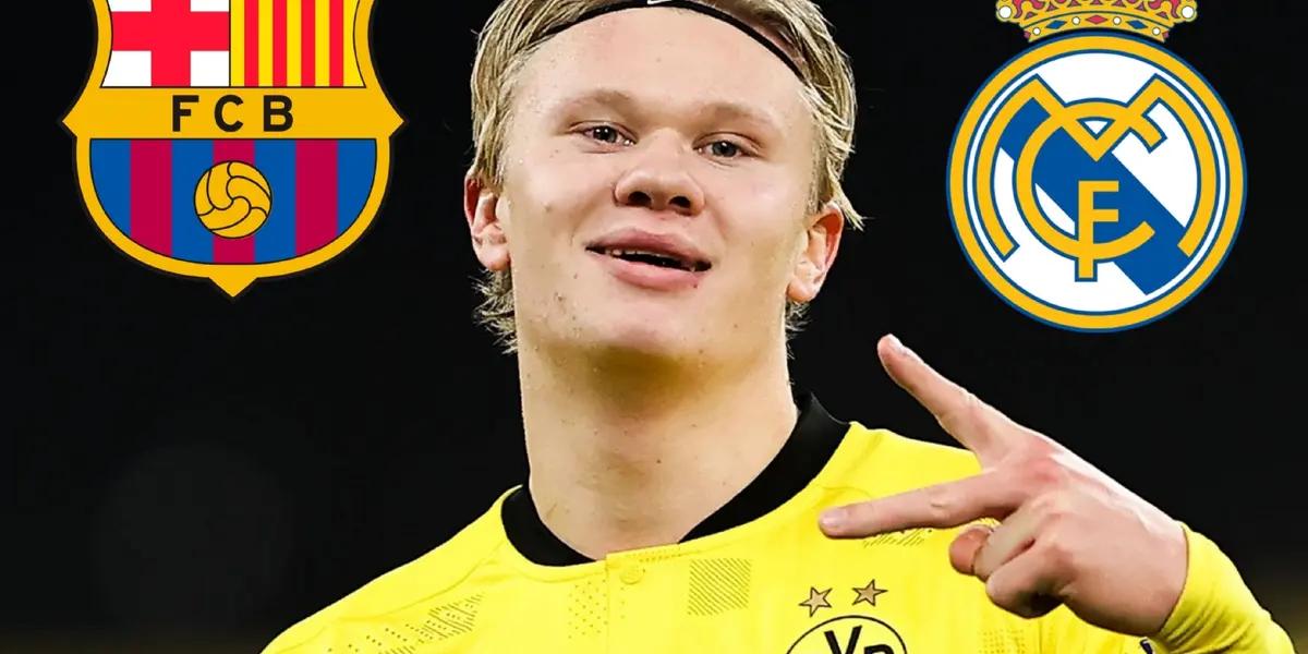 Mino Raiola, super-agent from the attacker, moved away Haaland from the Catalan side and gets him near to the Galacticos.