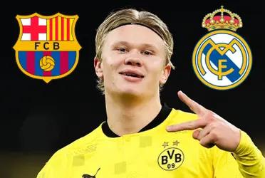 Mino Raiola, super-agent from the attacker, moved away Haaland from the Catalan side and gets him near to the Galacticos.