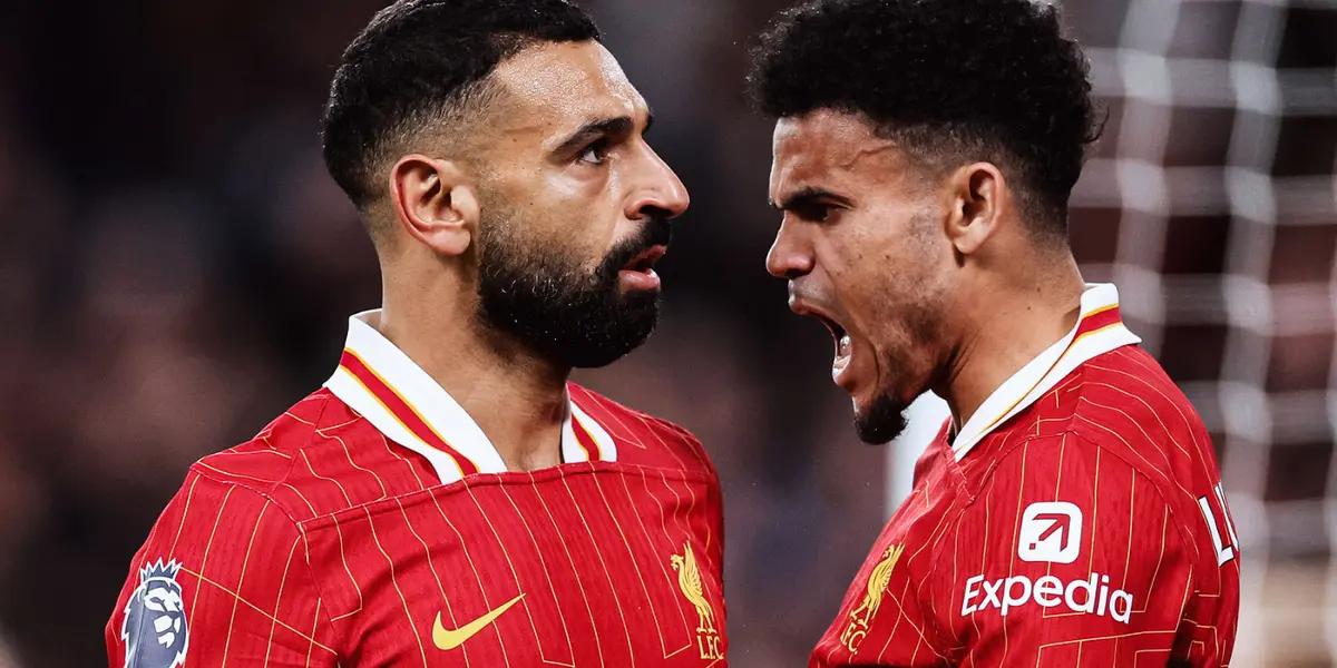 Mohamed Salah and Luis Díaz Photo: LFC
