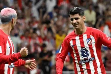 Molata scored the first goal for Atletico Madrid in the Spanish Derby.