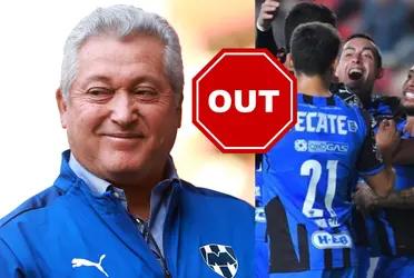 Monterrey already has its first player out after the result of the match with Santos Laguna