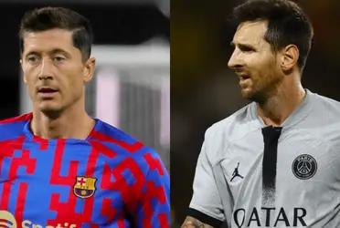 Months ago, the Pole underestimated the 10 of the Albiceleste and now he sees the PSG striker from below