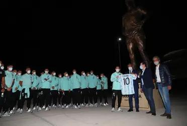 More than six months after Pelusa's death, the Argentine team paid tribute to him