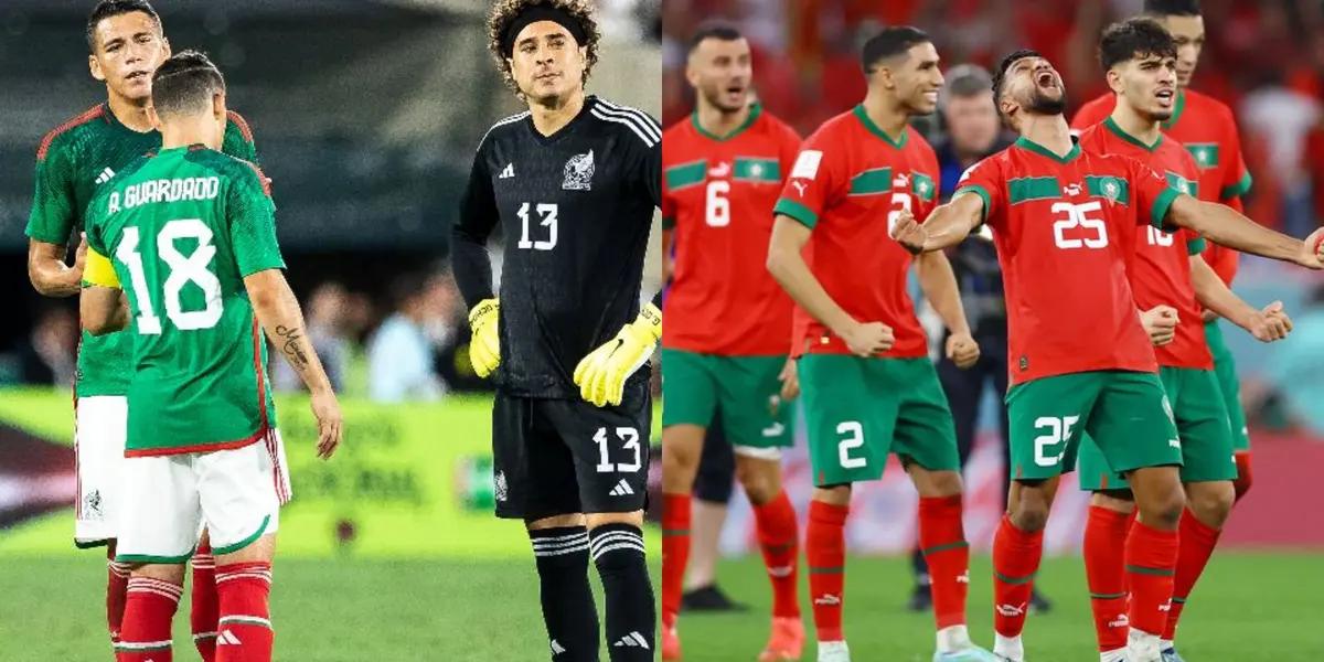 Morocco thanked the people but also apologized to their fans, while El Tri's top-selling player remains in Qatar