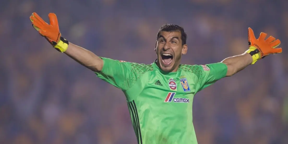 Nahuel Guzmán reached his 300th appearance in Tigres during the Liga MX game against America.