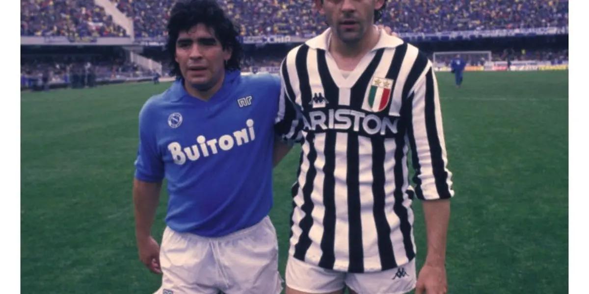 Napoli and Juventus were eternal rivals and more so when Michel Platini and Diego Maradona were facing each other, but the Frenchman confessed a great gesture that Maradona had with him