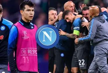 Napoli emerged victorious with Lozano in the starting line-up, but there was one act that did not please the Mexican