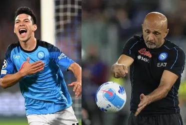 Napoli is beating Ajax and shows a great level with a goal from Lozano, this is how Spalletti reacted