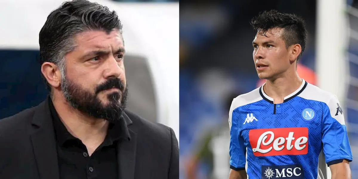 Napoli lost against Sassuolo 0-1 now trails leader Milan by five points. Gattuso is not happy with Lozano's performances.