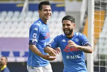 Napoli's star forward criticized his teammates and made it clear that he misses the Mexican.