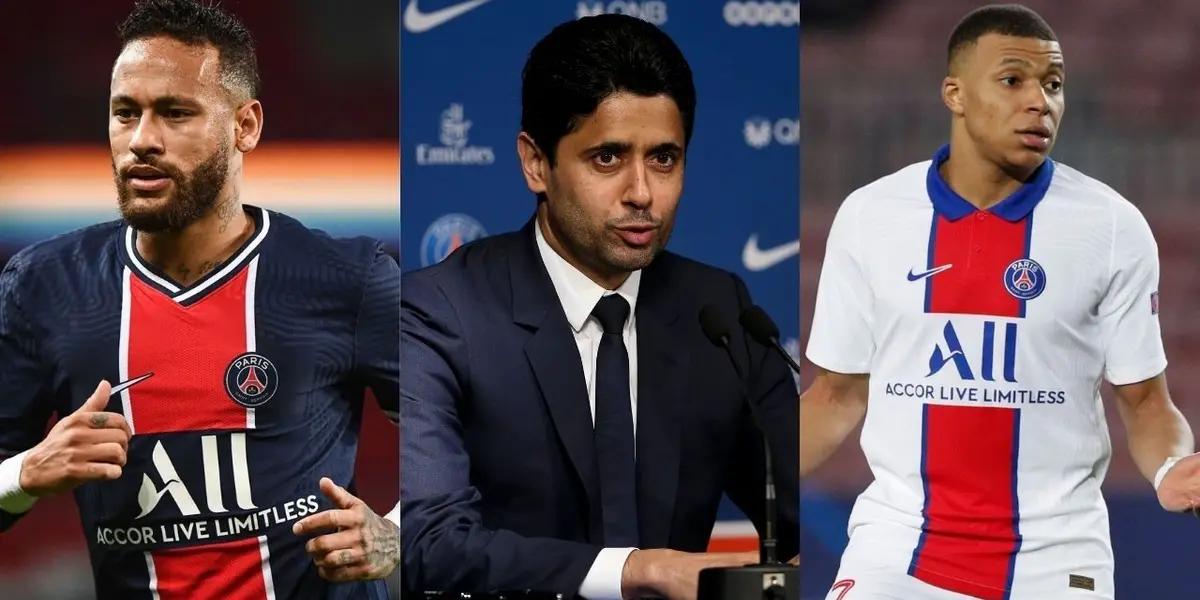 Nasser Al-Khelaifi spoke about the dispute between two of his top stars. "They are good friends and will always be good teammates," he emphasized.