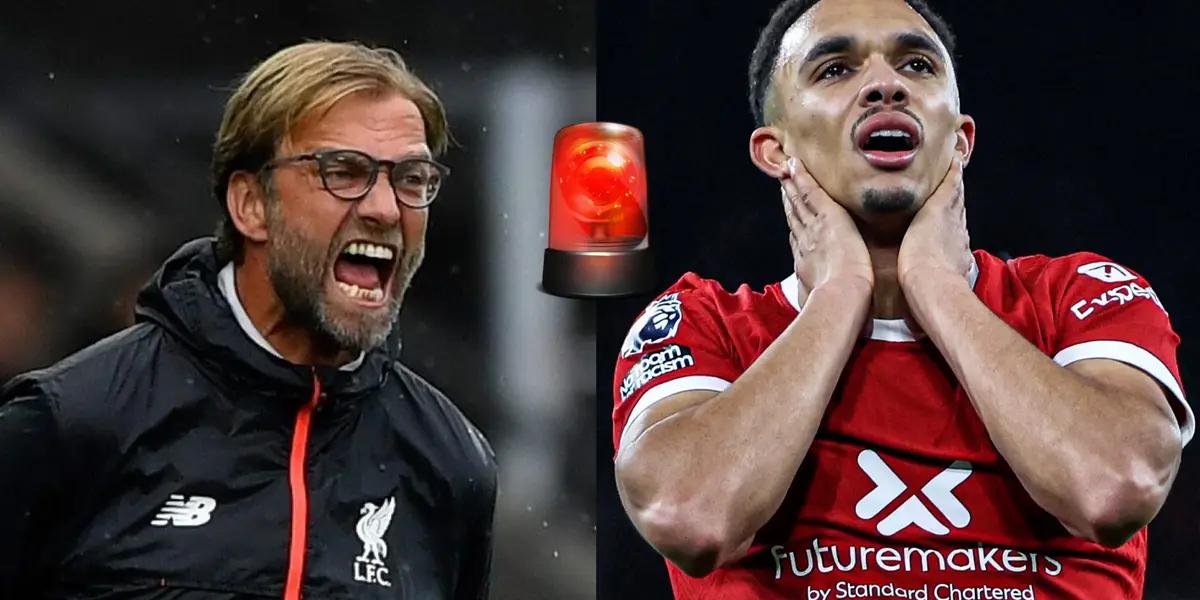 Never before seen, the suffering that Alexander Arnold experiences with a fan